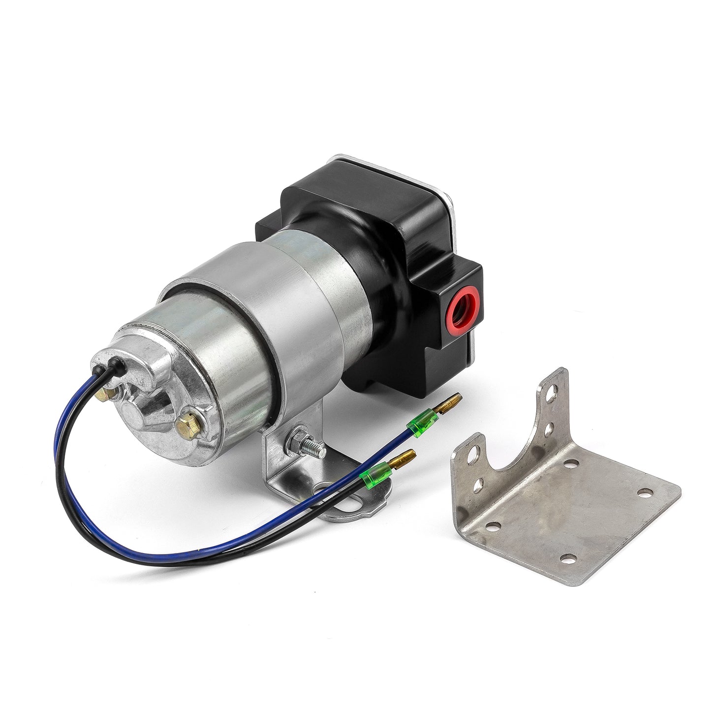 Bomba de combustible eléctrica universal Red Billet de 140 Gph a 14 PSI - Negra