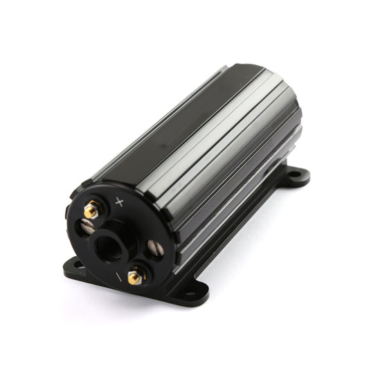 Bomba de combustible eléctrica universal en línea de 450 lb/hora, EFI, 65 psi [Negra]