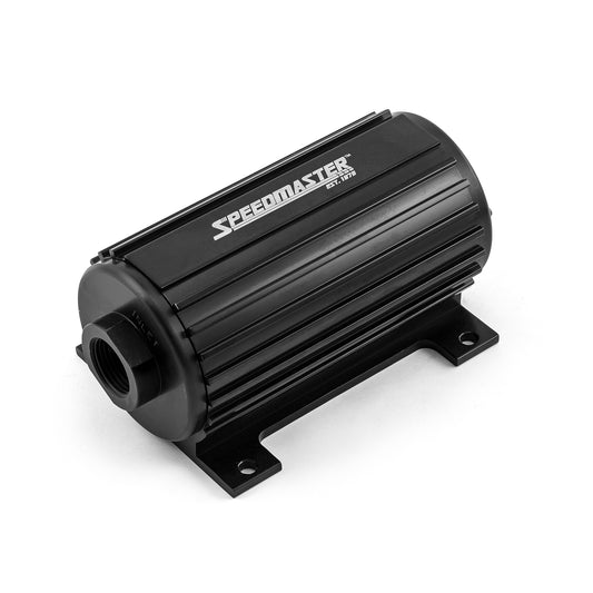 Bomba de combustible eléctrica universal en línea de 800 lb/hora, EFI, 65 psi [Negra]