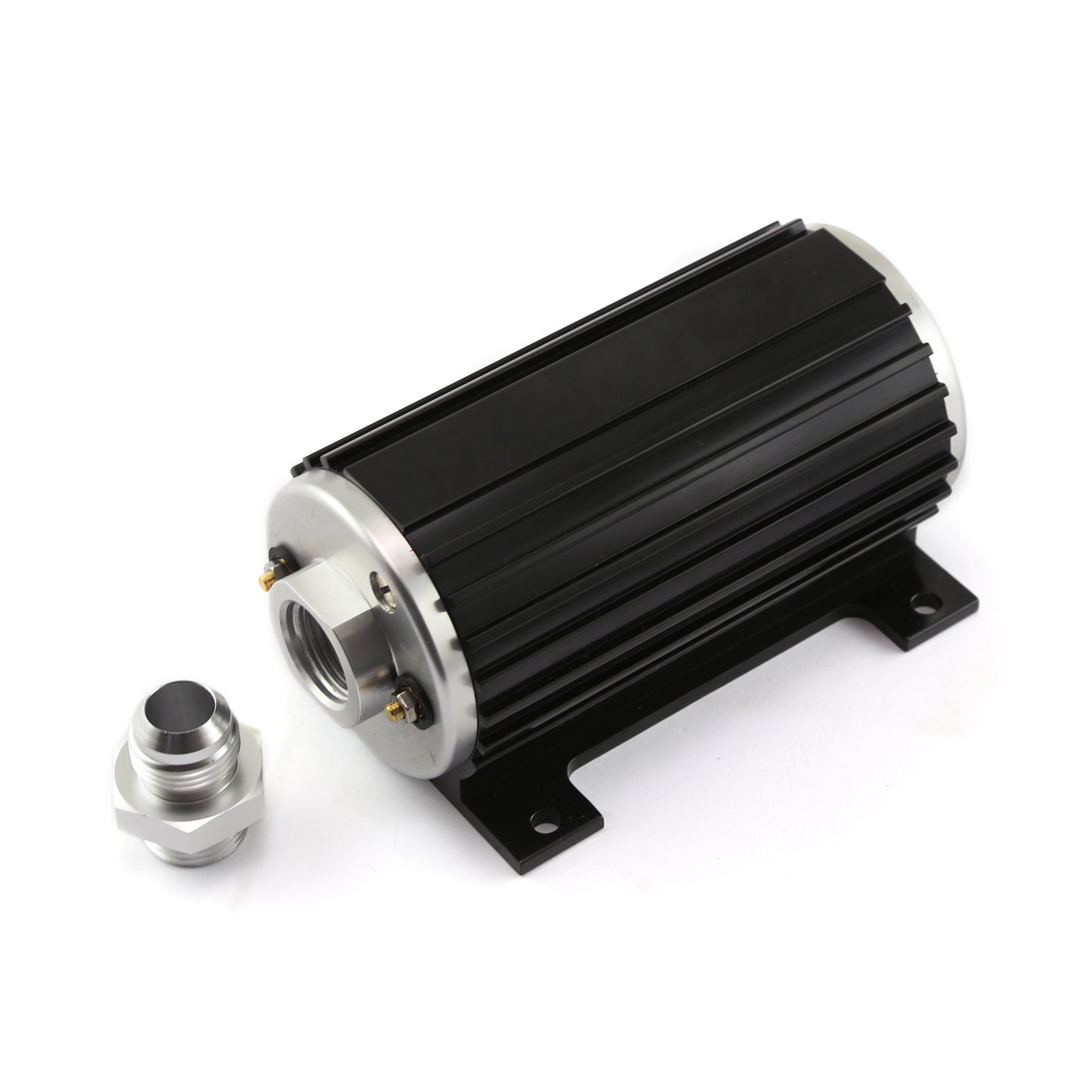 Bomba de combustible eléctrica universal en línea de 1000 lb/hora, EFI, 65 psi [Negra]