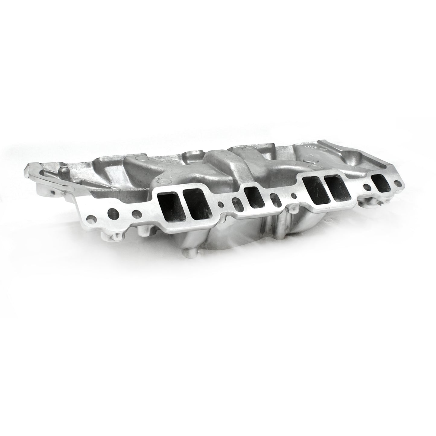 Chevy SBC 350 1957-95 (Non EGR) LowRise Intake Manifold [Polished]