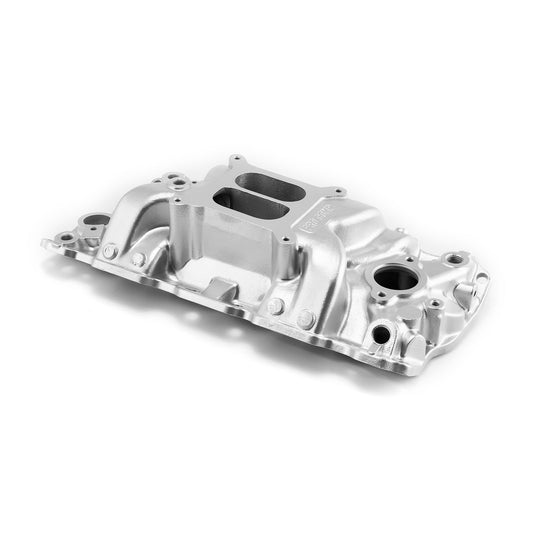 Colector de admisión LowRise+ para Chevy SBC 350 (1957-95) [revestido de cerámica]