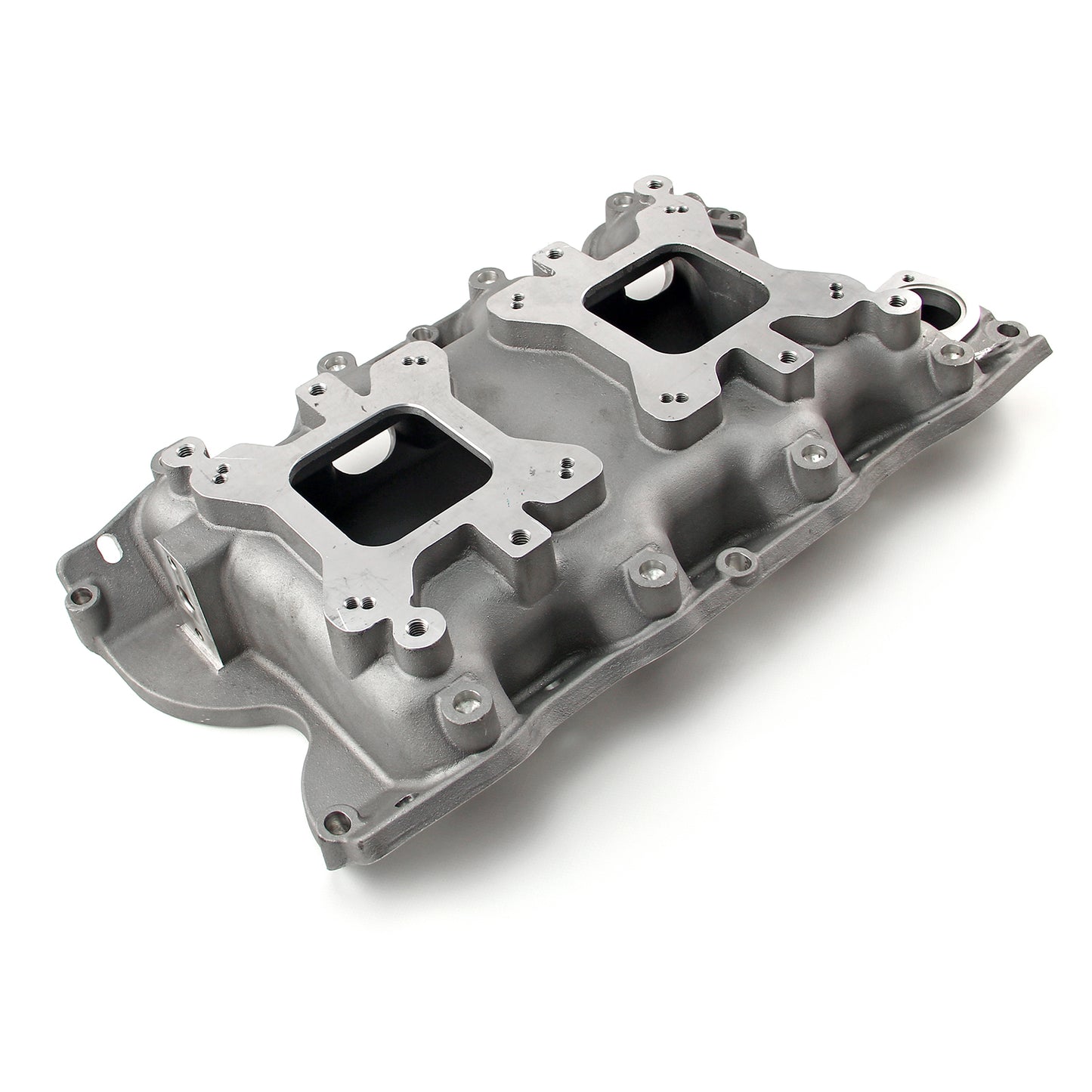 Ford BBF 429 460 Cobra Jet Ports MidRise Twin Intake Manifold [Satin]