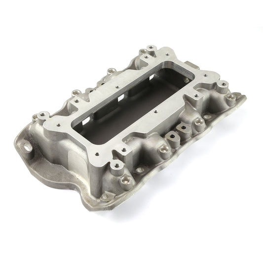 Ford 302 351C Cleveland 3V (4V w/Tongues) MidRise Open Intake Manifold [Satin]
