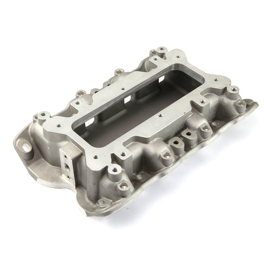 Ford 302 351C Cleveland 3V (4V w/Tongues) MidRise Open Intake Manifold [Satin]