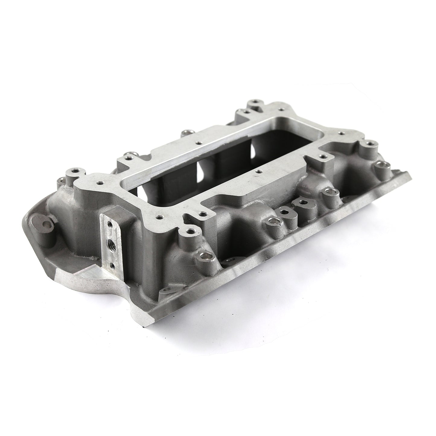 Ford 351W SVO Windsor 3V ( 4V w/ Tongues ) MidRise Open Intake Manifold [Satin]