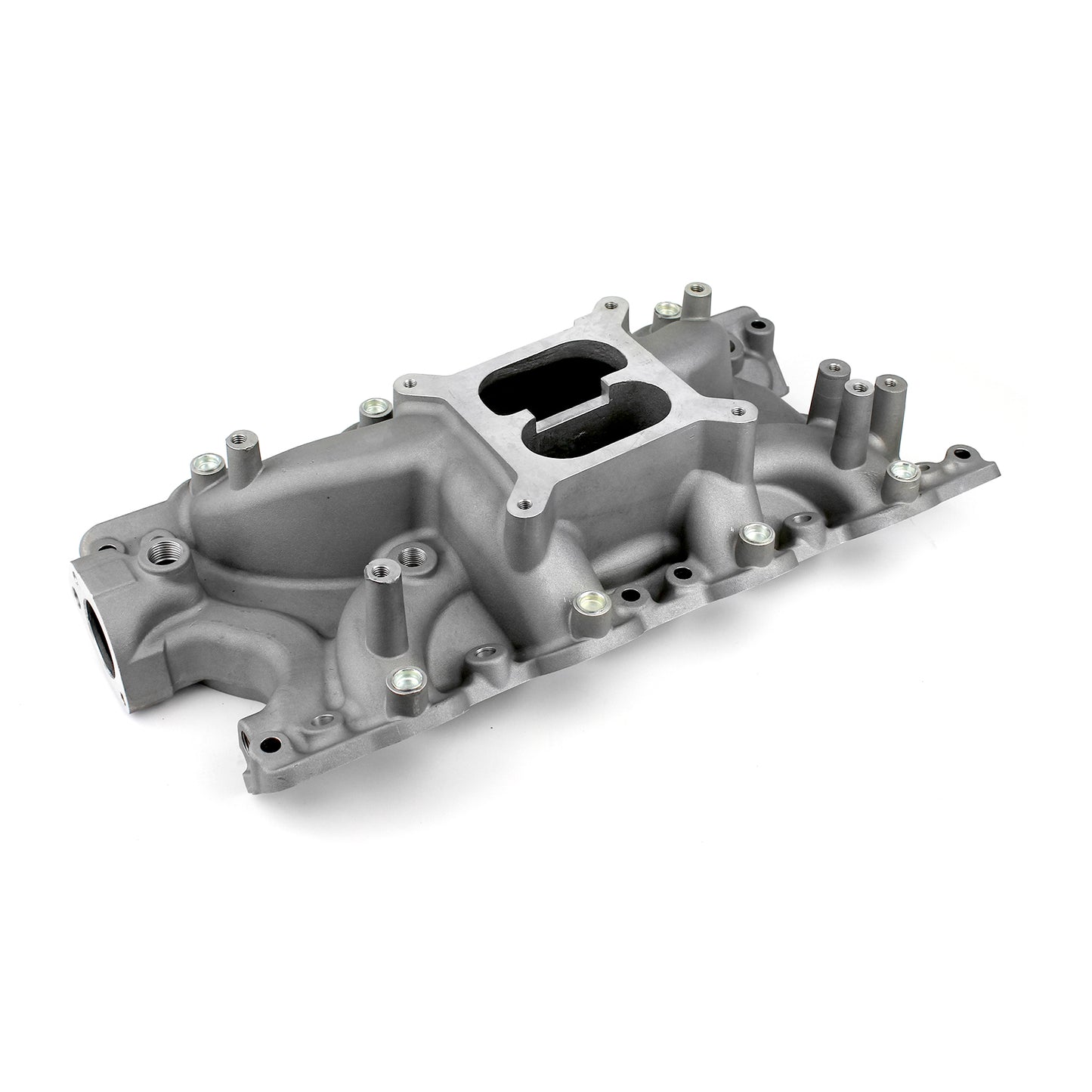 Ford SB 260 289 302 Windsor 4V Heads (302 Boss) MidRise Intake Manifold [Satin]
