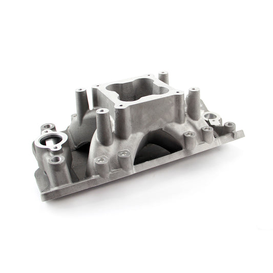 Colector de admisión de gran altura con puertos de inyección para Chevy SBC 350 4500 Shootout Pro 1957-95