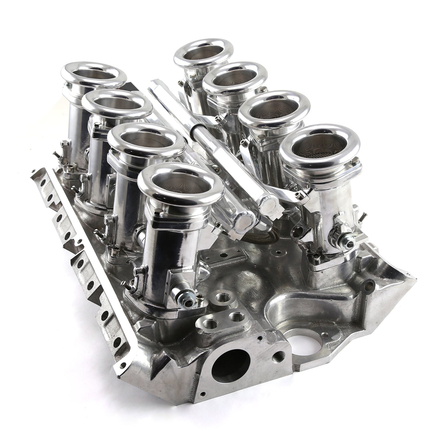 Ford FE 390 427 428 Downdraft EFI Stack Intake Manifold System Complete Polished