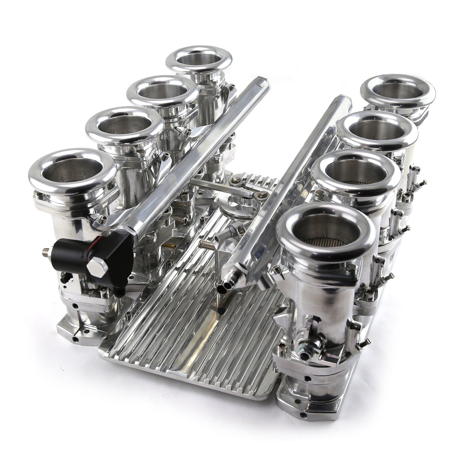 Chrysler HEMI 6.1L Downdraft EFI Stack Intake Manifold System Complete Polished