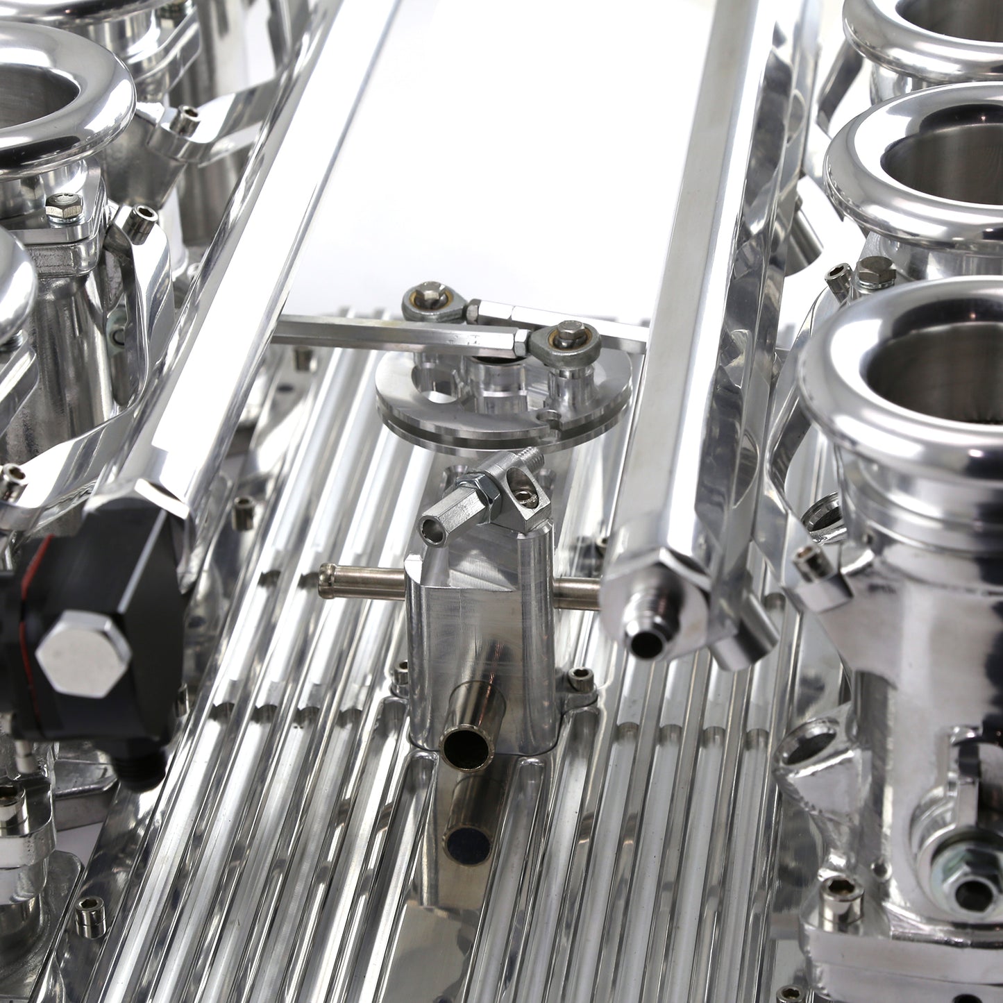 Sistema de inyección de combustible Chrysler HEMI 6.1L Downdraft + FiTech Ultra EFI [Pulido]