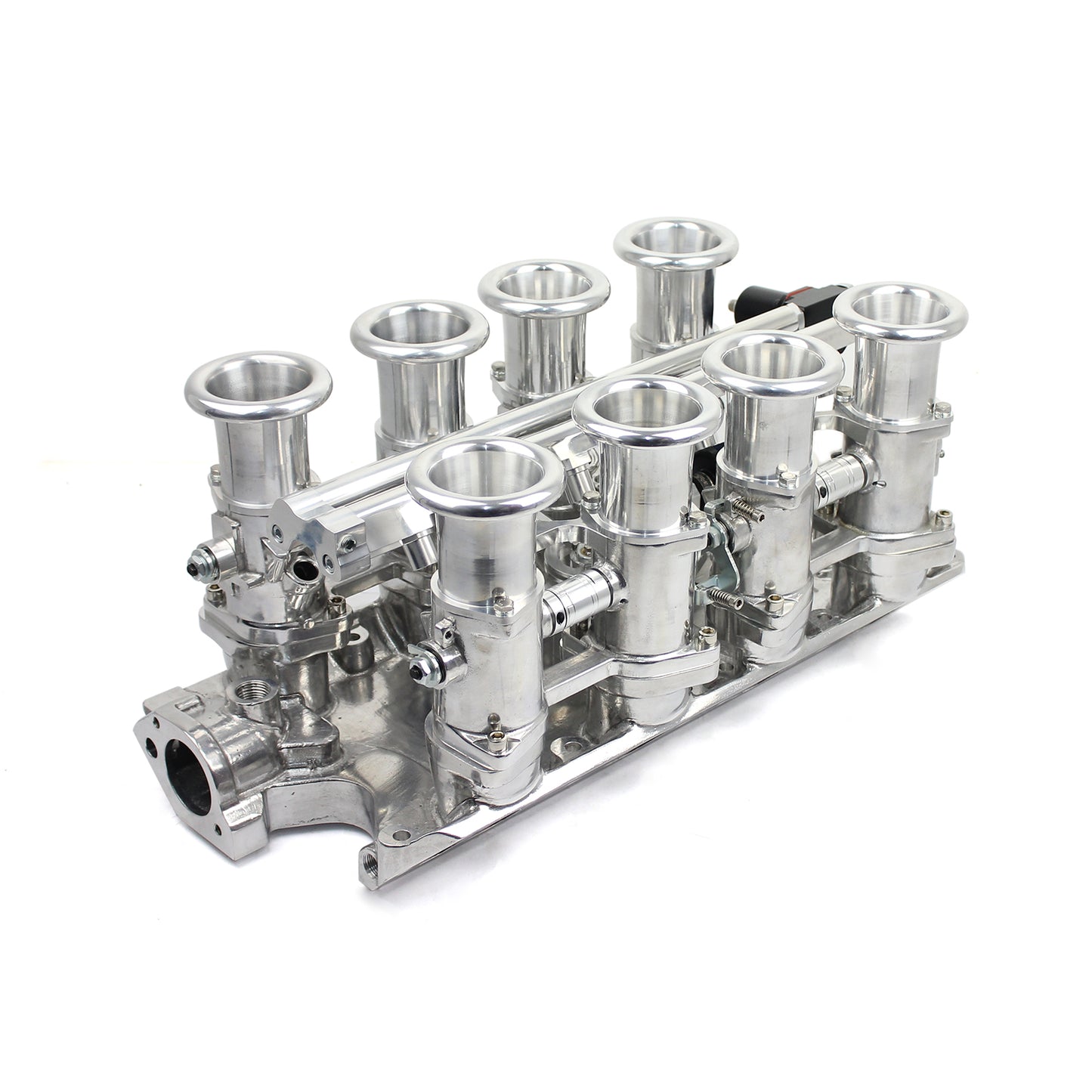 Sistema de colector de admisión de pila EFI de tiro descendente Ford SB 289 302 Windsor pulido