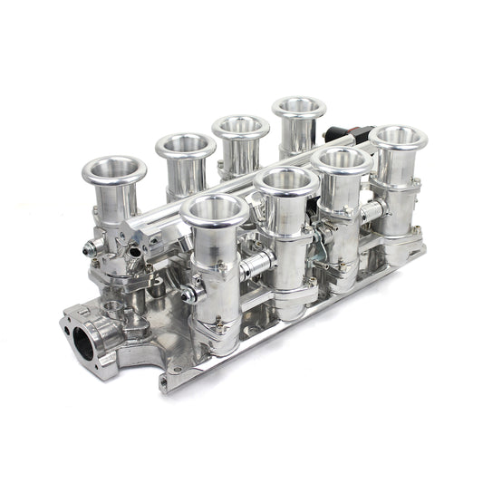 Ford SB 289 302W Downdraft + FiTech Ultra EFI Fuel Injection System [Polished]
