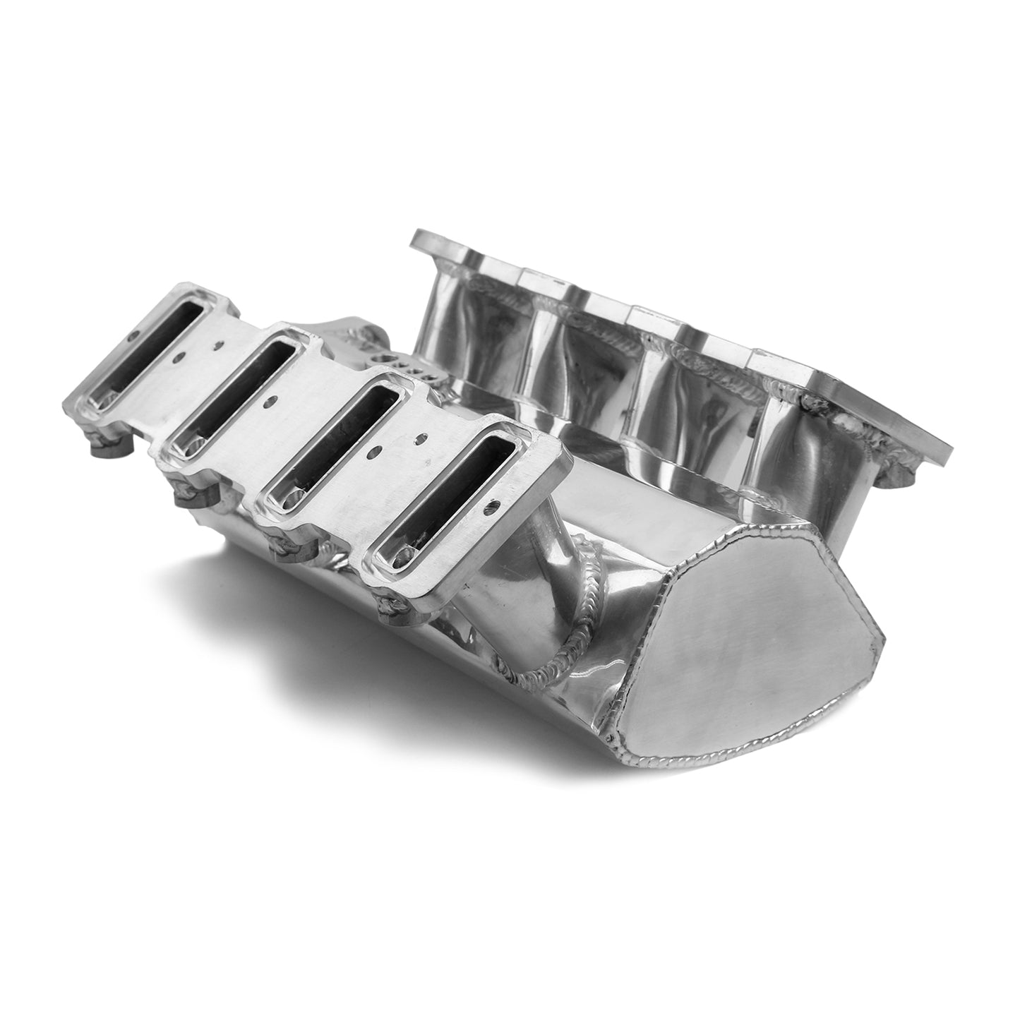 Colector de admisión de aire Ram EFI de 102 mm pulido fabricado para Chevy GM LS1 LS2 LS6