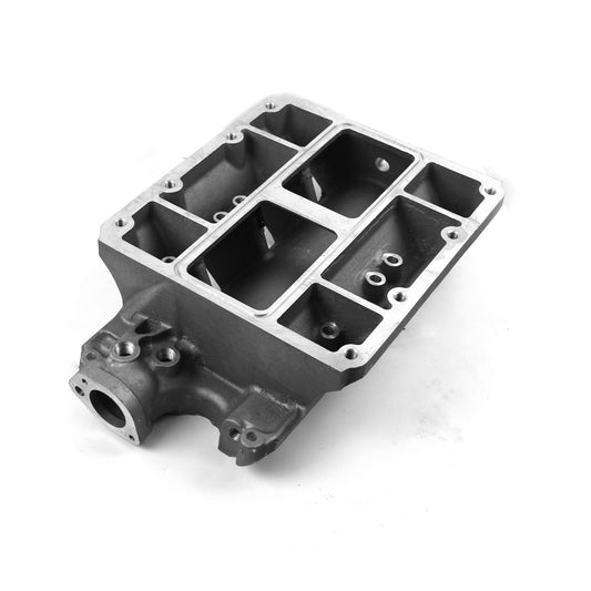 Ford SB 289 302 Windsor 6-71 8-71 Supercharger Satin Aluminum Intake Manifold