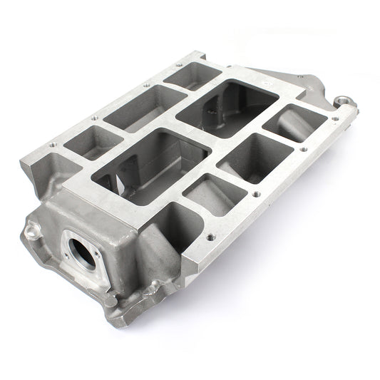Chevy BBC 454 6-71 8-71 Supercharger Aluminum Intake Manifold [Satin]