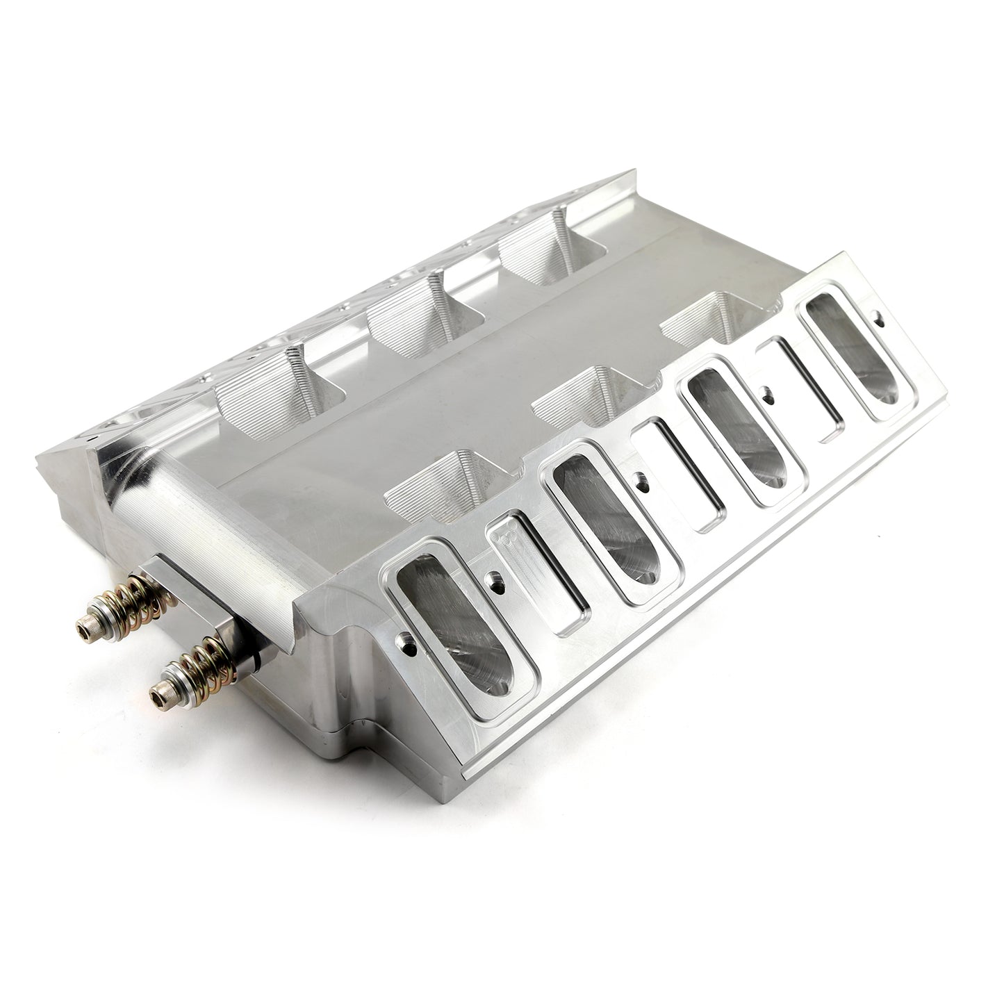 Colector de admisión de aluminio billet CNC para supercargador Chevy GM LS1 LS2 LS6 6-71 8-71