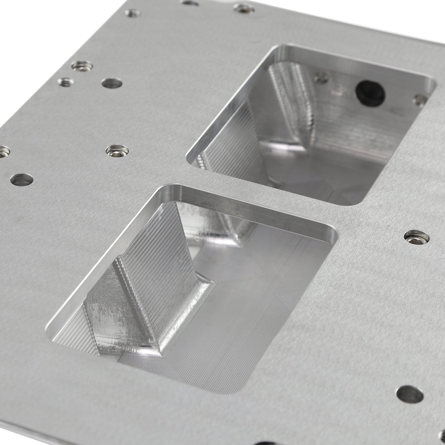 Colector de admisión de aluminio billet CNC para supercargador Chevy GM LS1 LS2 LS6 6-71 8-71