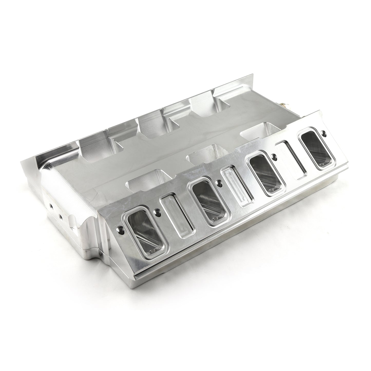 Colector de admisión de aluminio mecanizado CNC para supercargador Chevy GM LS3 6-71 8-71