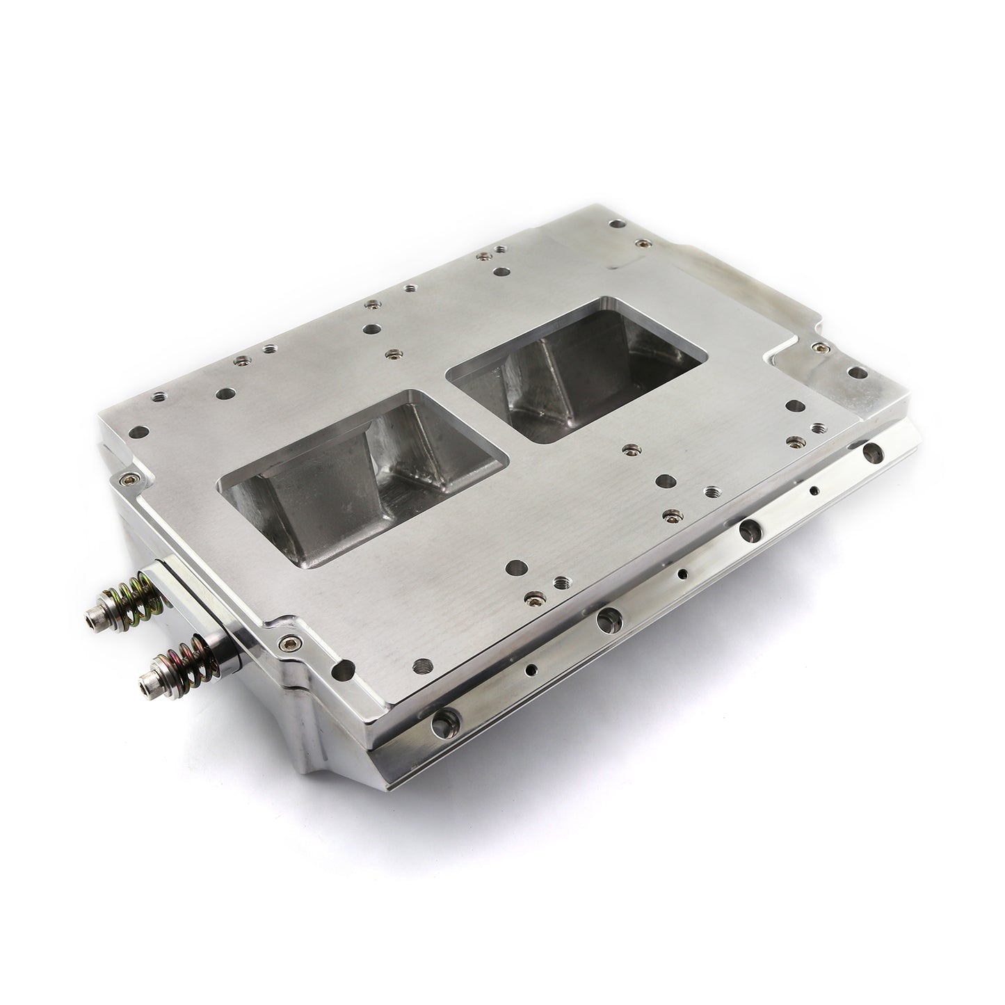 Colector de admisión de aluminio mecanizado CNC para supercargador Chevy GM LS3 6-71 8-71