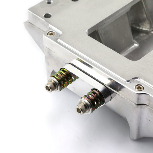 Colector de admisión de aluminio mecanizado CNC para supercargador Chevy GM LS1 LS2 LS6 6-71 8-71