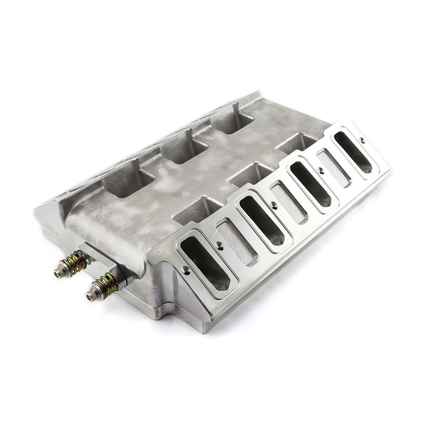 Colector de admisión de aluminio mecanizado CNC para supercargador Chevy GM LS7 6-71 8-71