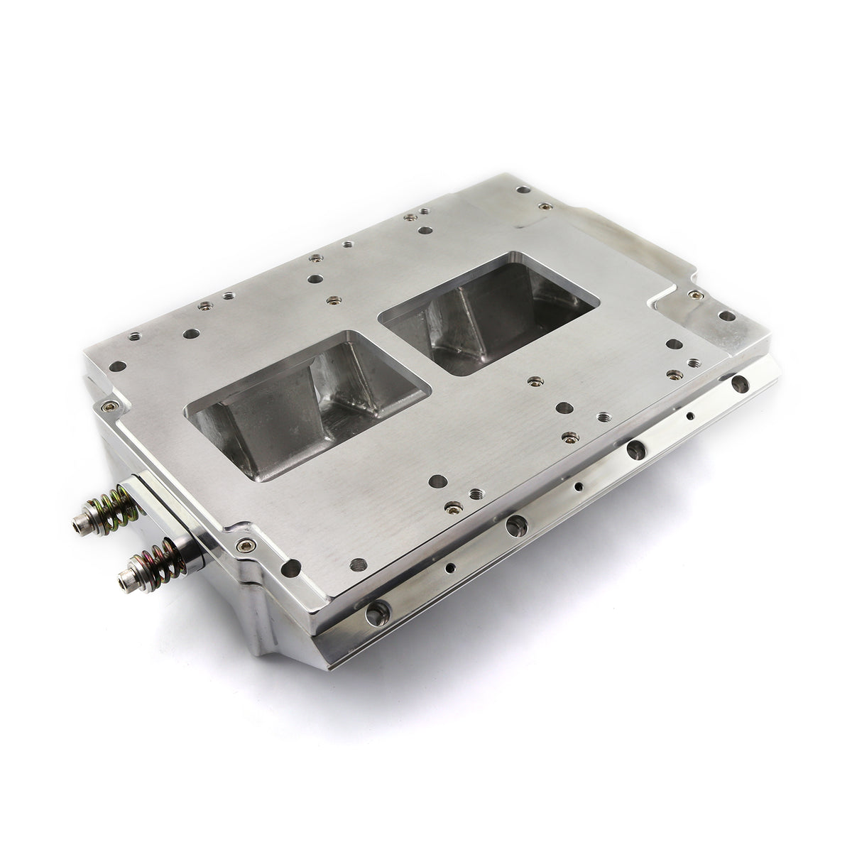 Colector de admisión de aluminio mecanizado CNC para supercargador Chevy GM LS3 6-71 8-71
