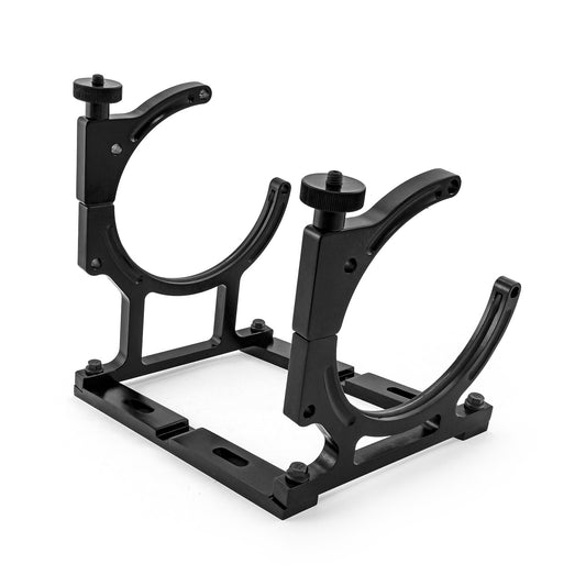 Soporte para botella individual de aluminio negro con óxido nitroso Nos. [Negro]