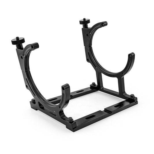 Soporte para botella individual de aluminio negro con óxido nitroso Nos. [Negro]