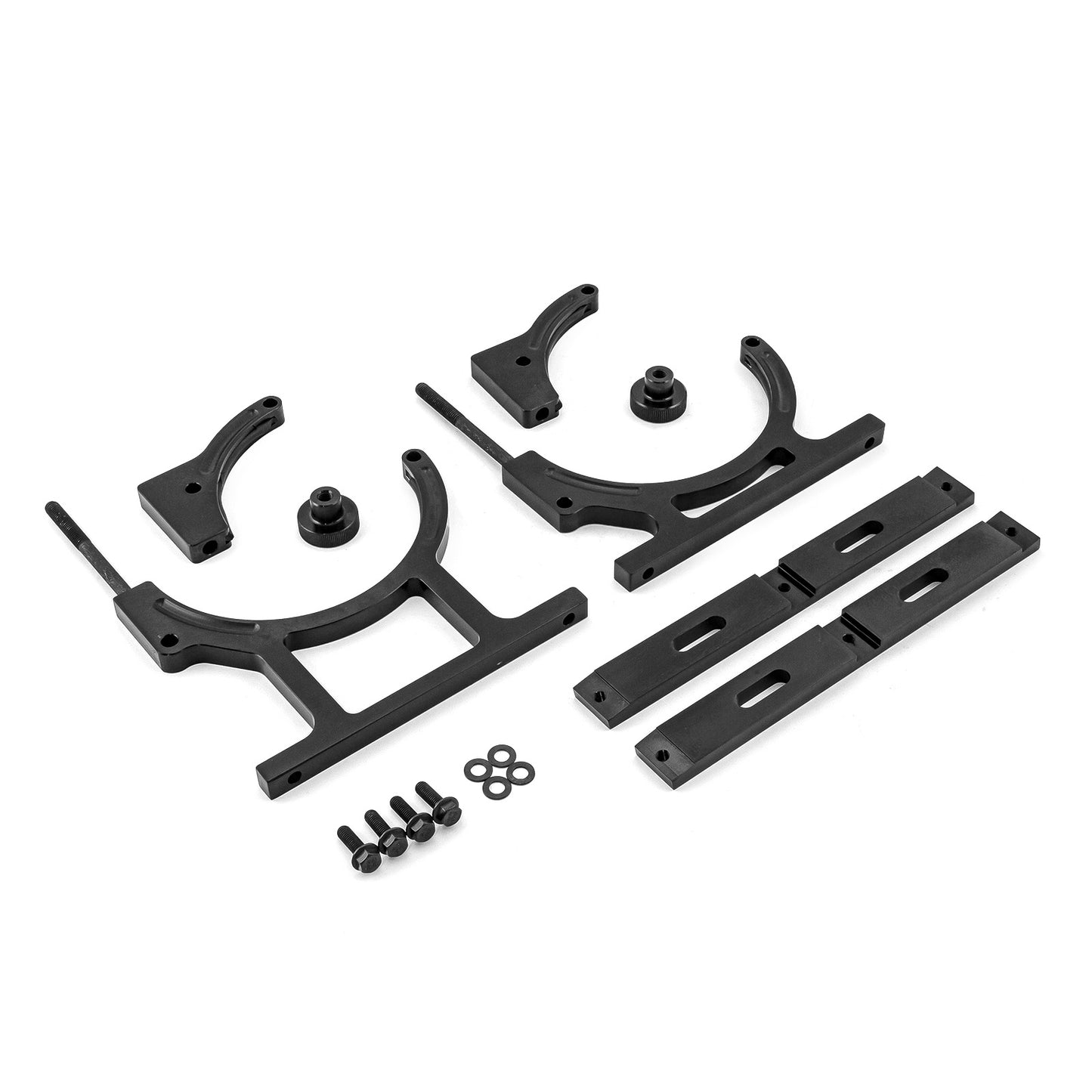 Soporte para botella individual de aluminio negro con óxido nitroso Nos. [Negro]