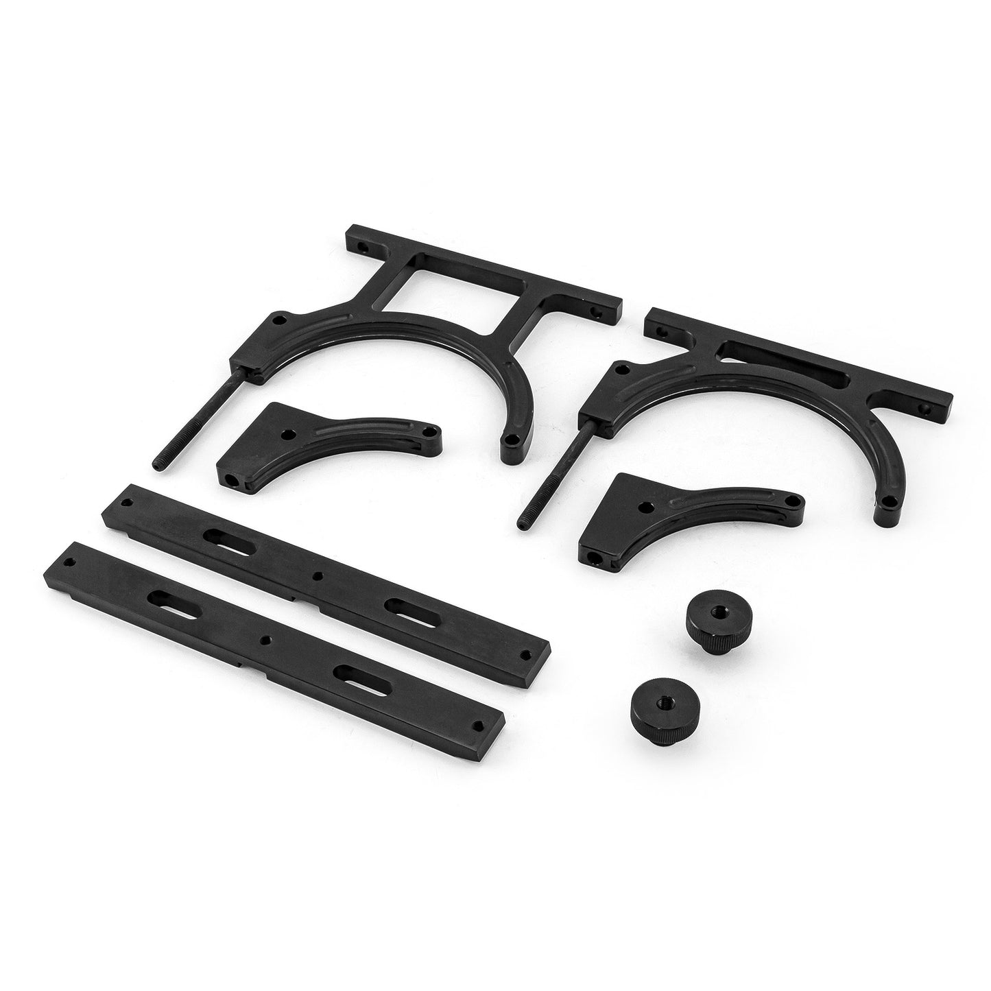 Soporte para botella individual de aluminio negro con óxido nitroso Nos. [Negro]
