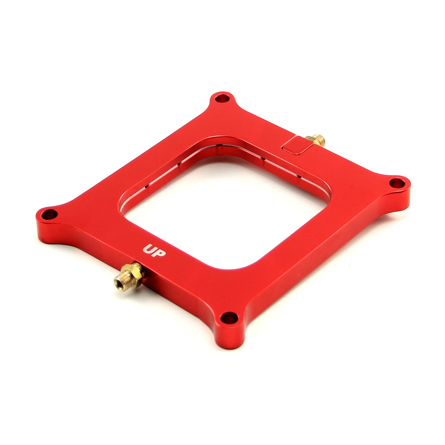 Nitrous Oxide 0.500 Red Billet Square Bore PerimeterInjection Spacer Plate