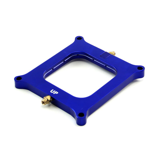 Placa espaciadora de inyección perimetral de óxido nitroso de 0,500 mm de diámetro cuadrado en tocho azul