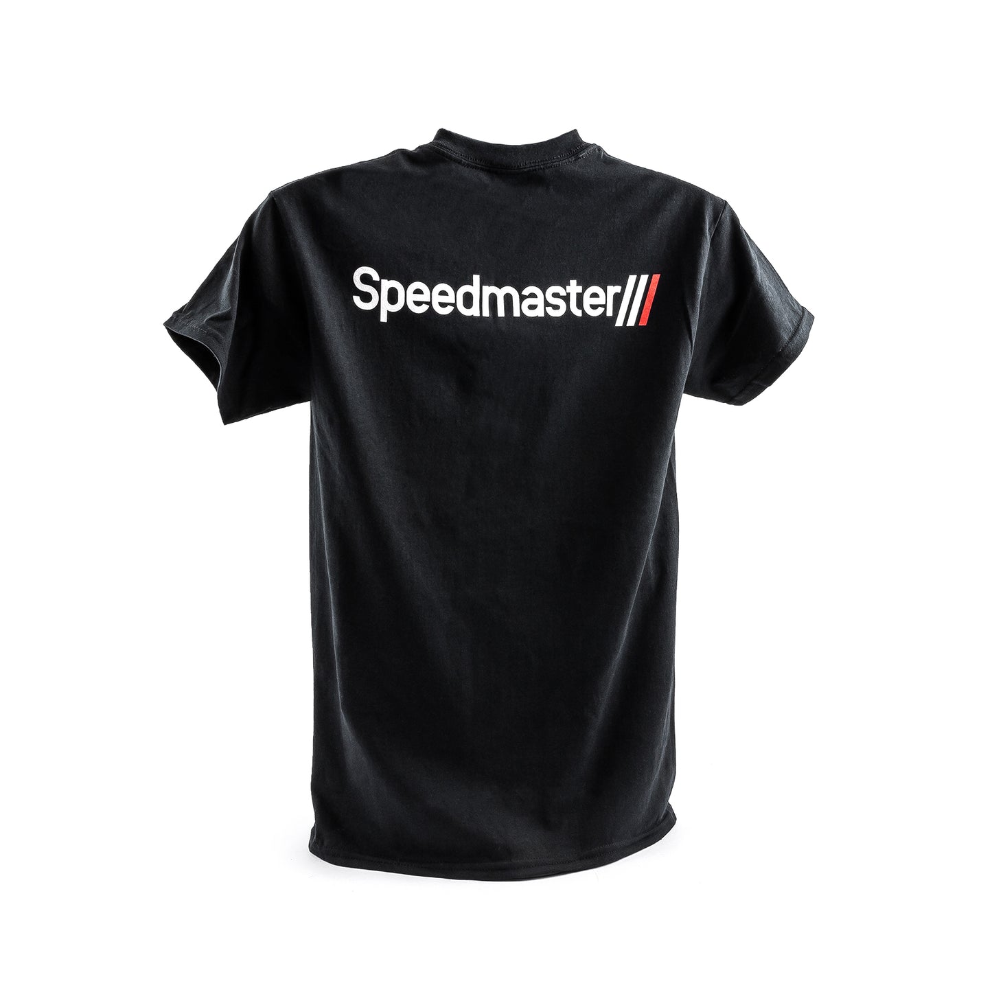 Camiseta de algodón negra del equipo Speedmaster