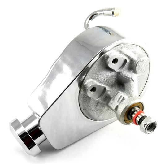 Bomba de dirección asistida Saginaw A-Can para Chevy Gm 1975-79, cromada (chavetero incluido)