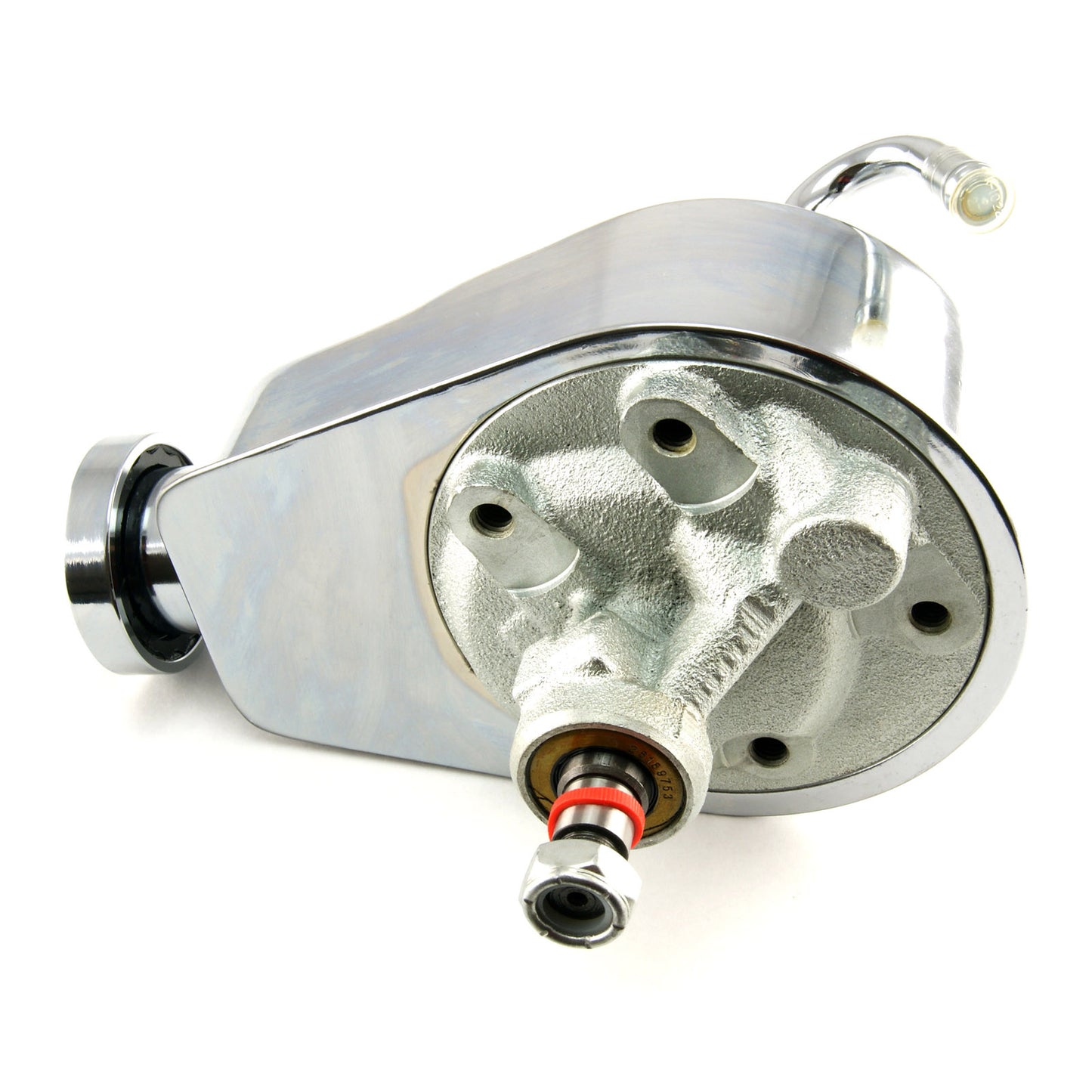 Bomba de dirección asistida Saginaw A-Can para Chevy Gm 1975-79, cromada (chavetero incluido)