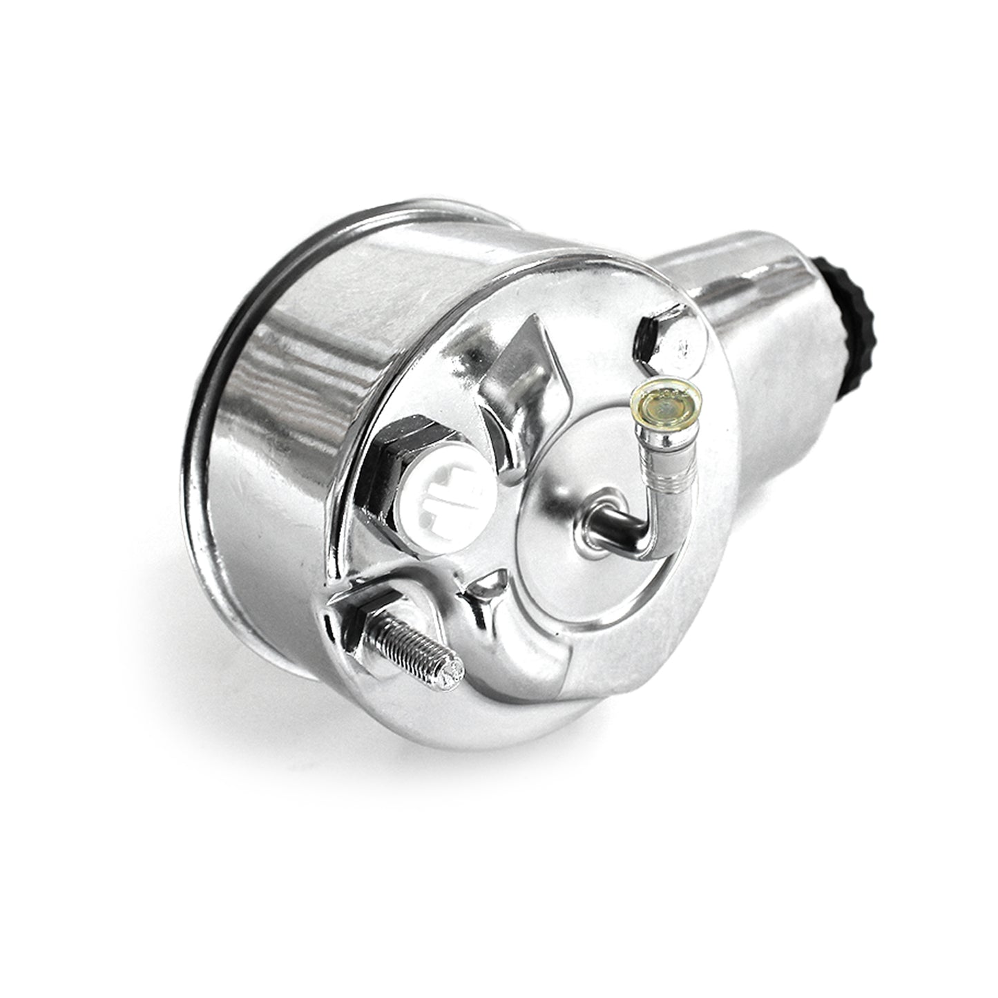 Bomba de dirección asistida cromada Saginaw para Chevy GM 1963-74 (chavetero incluido)