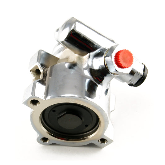 Bomba de dirección asistida con depósito remoto cromado para Chevy Gm 1980-01 Saginaw TC Tipo 2