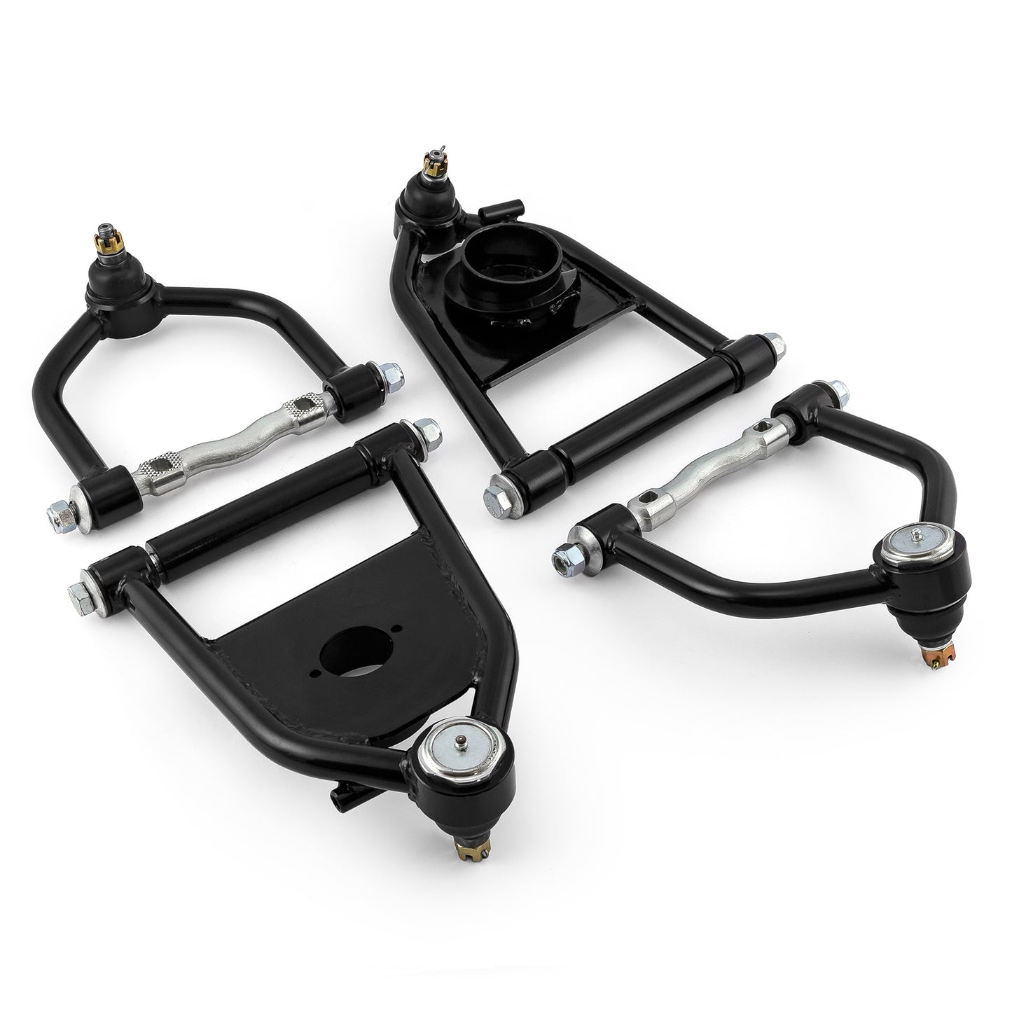 Juego de brazos de control tubulares inferior y superior (resorte helicoidal) para Ford Mustang II 2 (1974-78)