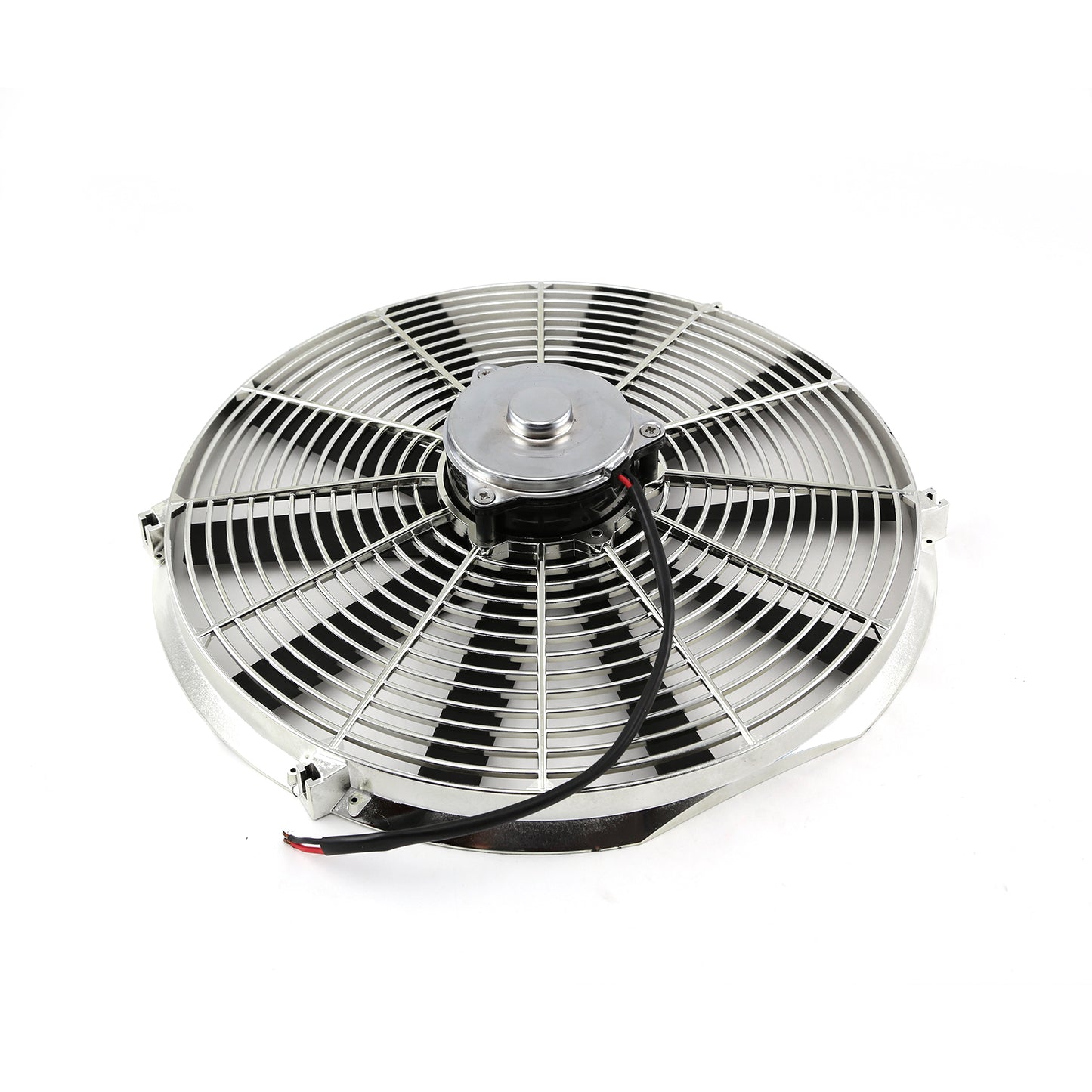 Ventilador termoeléctrico reversible de 12 V y 16" con motor grande cromado