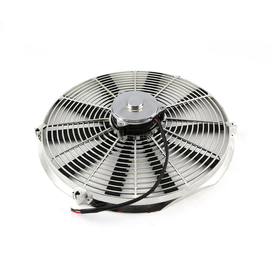 Ventilador termoeléctrico reversible de 12 V y 16" con motor grande cromado