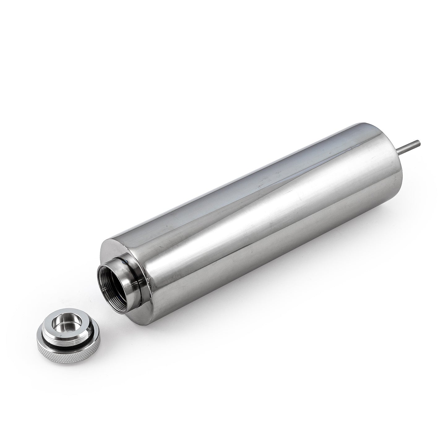 3" x 12" Stainless Steel Overflow Tank With Mounting Bracket Kit