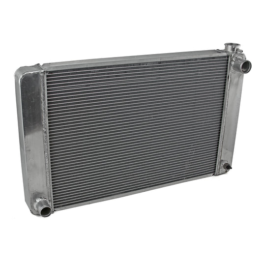 Radiador de aluminio Ford Mopar 26x19x2.2 (TR-BL O/L) satinado (WD/Plug)