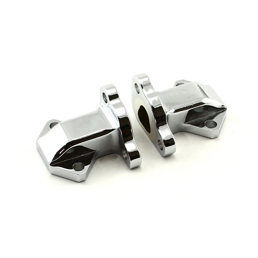 Ford 351C Cleveland Electric Water Pump Legs Chrome (2Pcs)