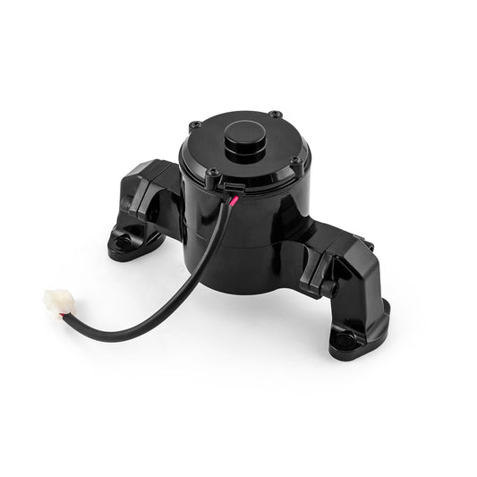 Bomba de agua eléctrica Chevy SBC 350 de 35+ GPM [Recubrimiento en polvo negro]