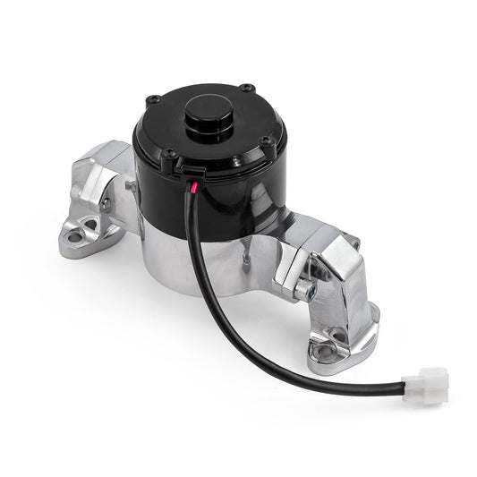 Bomba de agua eléctrica para Chevy SBC 350 (35+ GPM) [cromada]