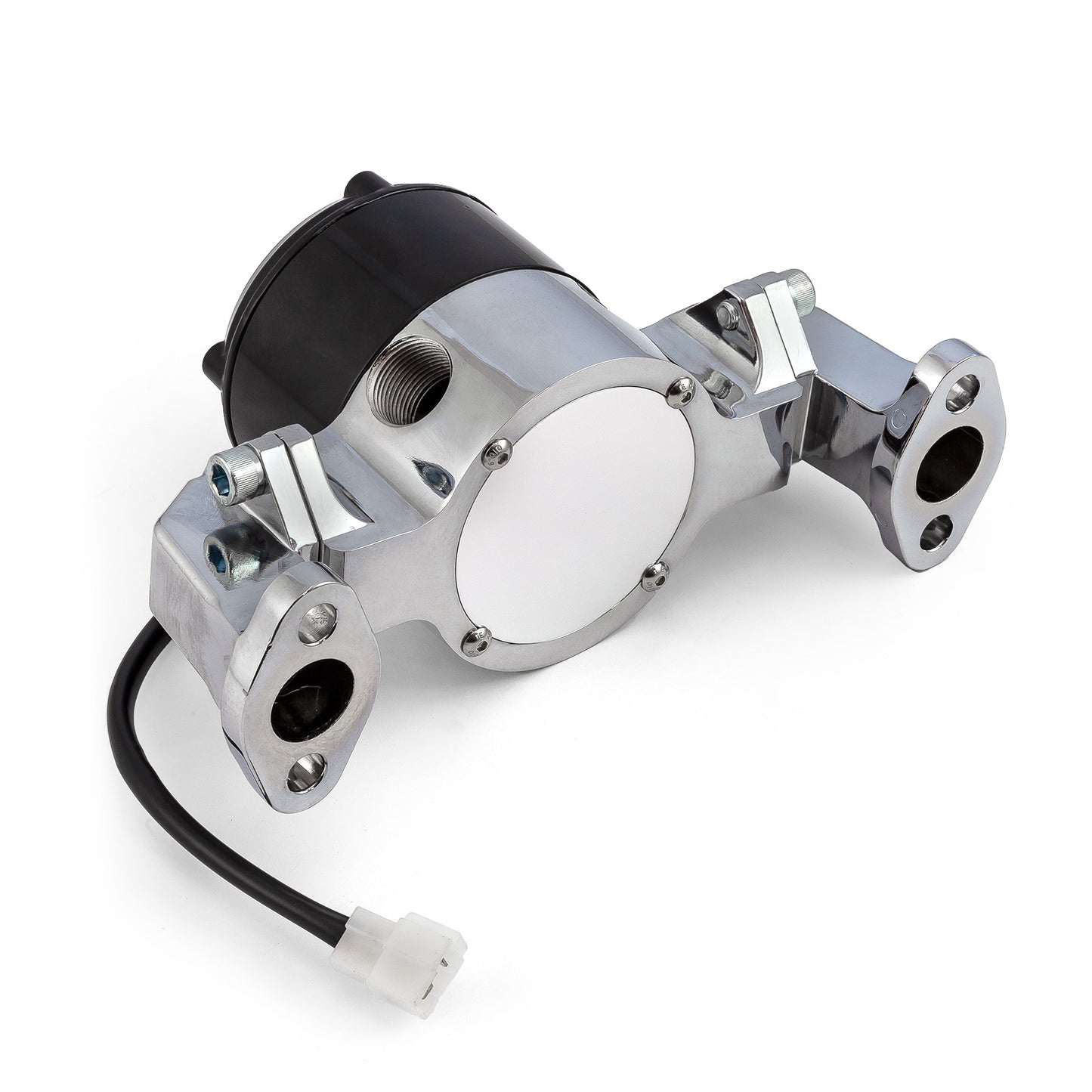 Bomba de agua eléctrica para Chevy SBC 350 (35+ GPM) [cromada]