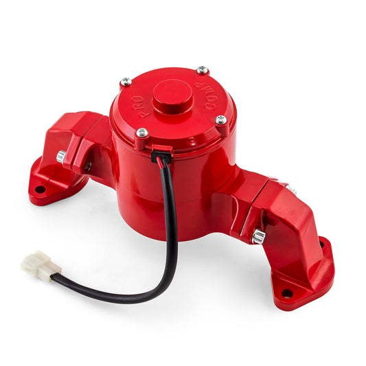 Bomba de agua eléctrica Chevy BBC 454 de 35+ Gpm [Revestimiento en polvo rojo]
