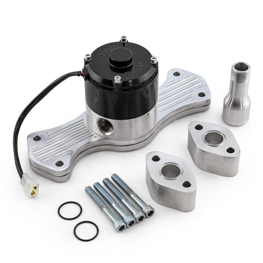Bomba de agua eléctrica Chevy BBC 454 Slimline de 40+ GPM pulida