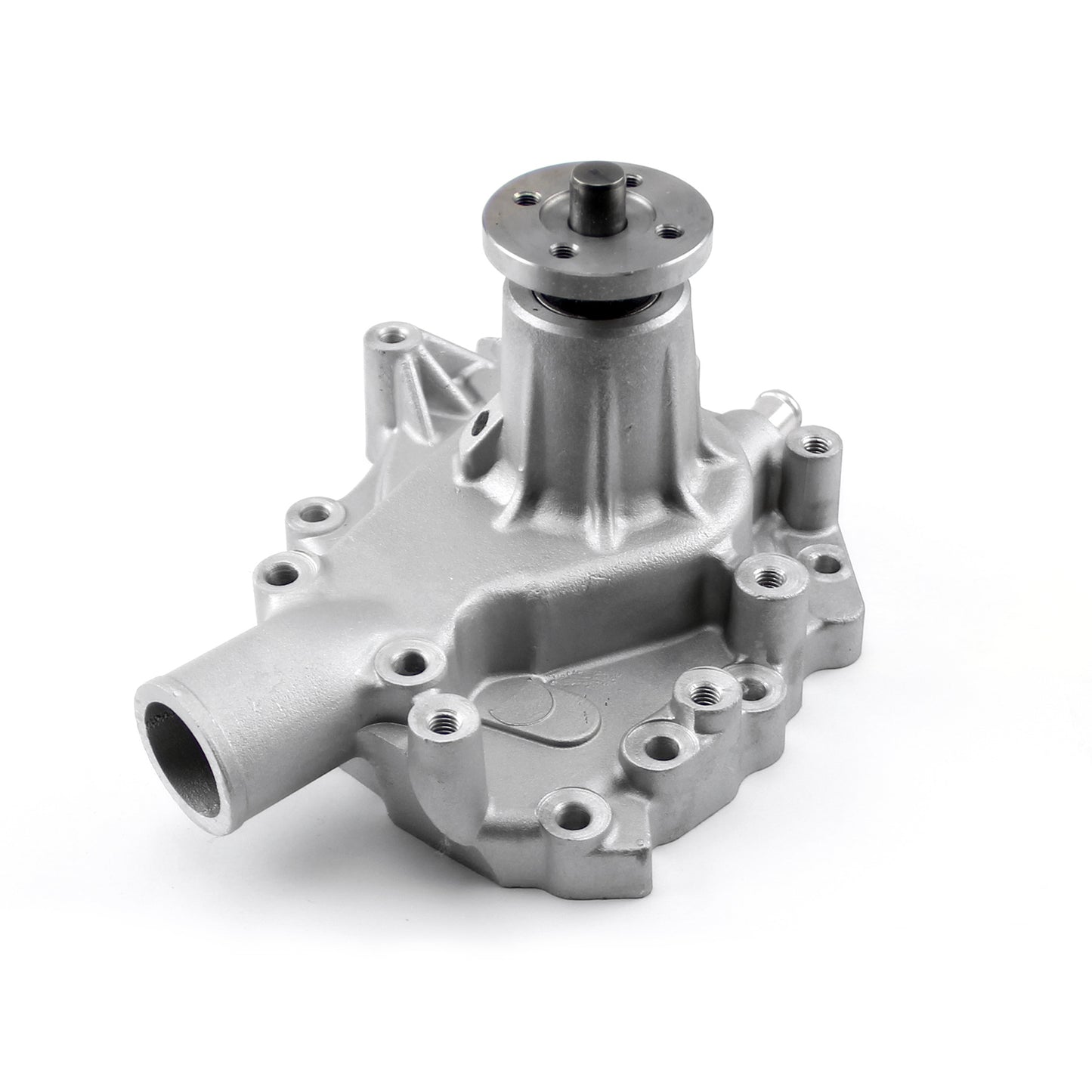 Bomba de agua de aluminio de rotación inversa de alto volumen para Ford 302 351C Cleveland, satinada